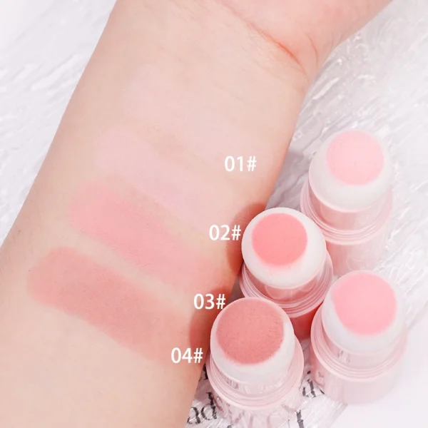 บลัชออนสติ๊ก เนื้อแมตต์ 4 สี ชุ่มชื้น ติดทนนาน แก้ม กระจ่างใส